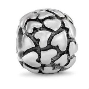 Discontinued Lots Of Love Hearts Pandora Charm ♥️